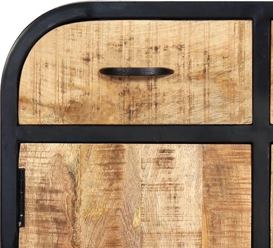 vidaXL Kistbank met kussen 148 cm massief hout acacia