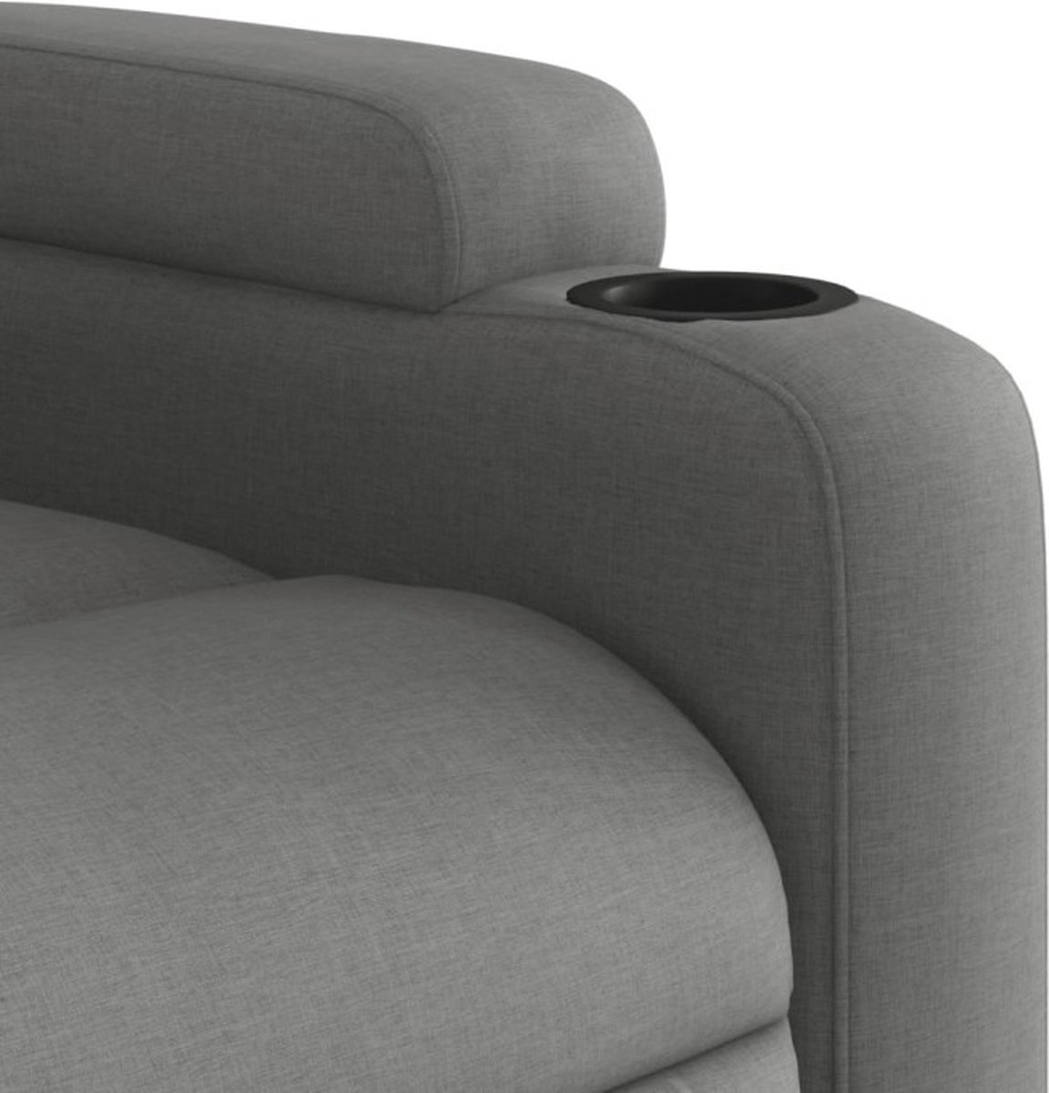 vidaXL Elektrische Sta-op-massagestoel Donkergrijs - afbeelding 3