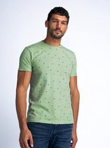 Petrol Industries - Heren All-over Print T-shirt Escapade - Groen - Maat M