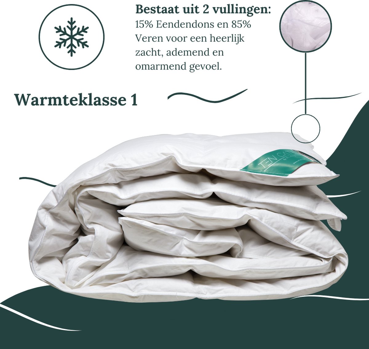 Ten Cate Dekbed Dekbed 140 x 200 Dekbedden Donzen Dekbed Donzen