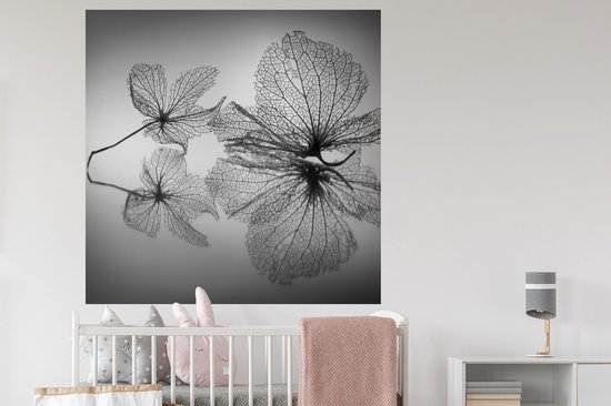 Stickers muraux - Feuilles - Nature morte - Automne - 120x120 cm - Feuille adhésive XXL