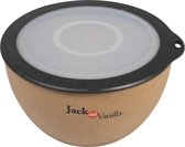 Jack And Vanilla - Voer- En Drinkbakken - Bon Appetit Bamboe Kom Met Deksel - Beige - 1650ml 51/0167 - 178057