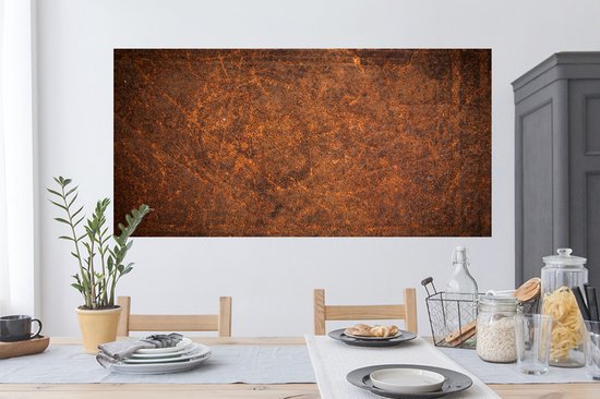 Stickers muraux - Film autocollant - Cuir - Structure - Marron - Oranje - 120x60 cm - Film adhésif - Stickers muraux chambre enfant - Papier peint autocollant - Papier peint autocollant - Film autocollant