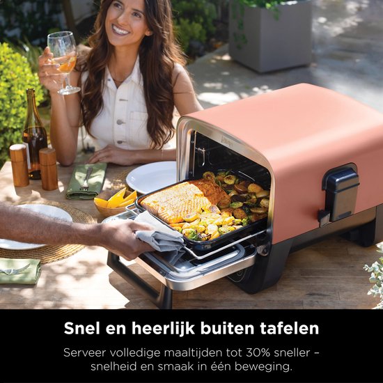 Ninja Woodfire 8-in-1 Elektrische Buiten Pizza Oven en Smoker - Pizzaoven - OO101EU — afbeelding 2