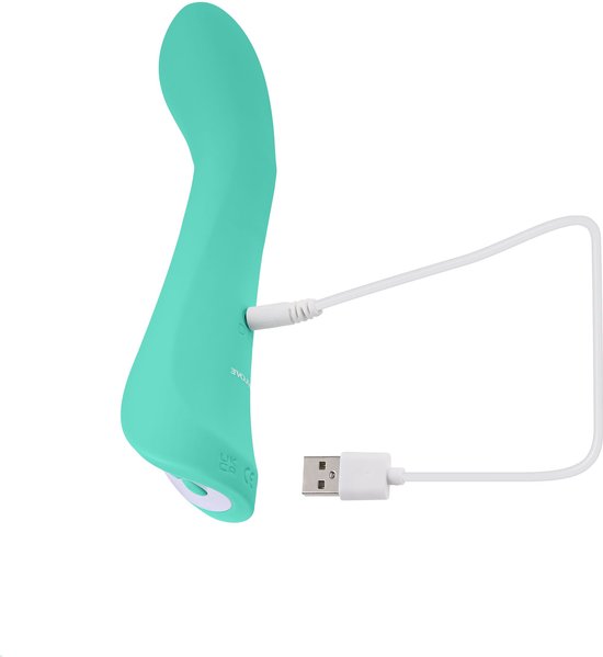 Evolved - Vibromasseur Come With Me pour le point G - Turquoise