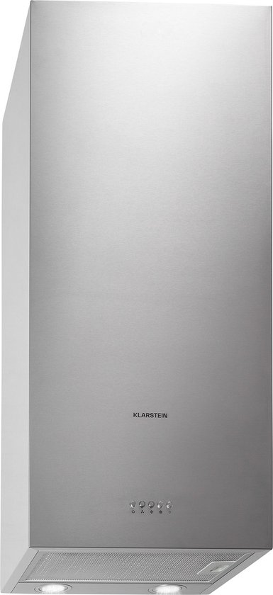 Monumenta Afzuigkap - 40 cm - EEK B - 559 M³/H - LED - Bedieningspaneel met 5 toetsen - 3 Niveaus - Recirculatie - Afzuigkap - Wandafzuigkap - Aluminium behuizing - Vetfilter - Zilver