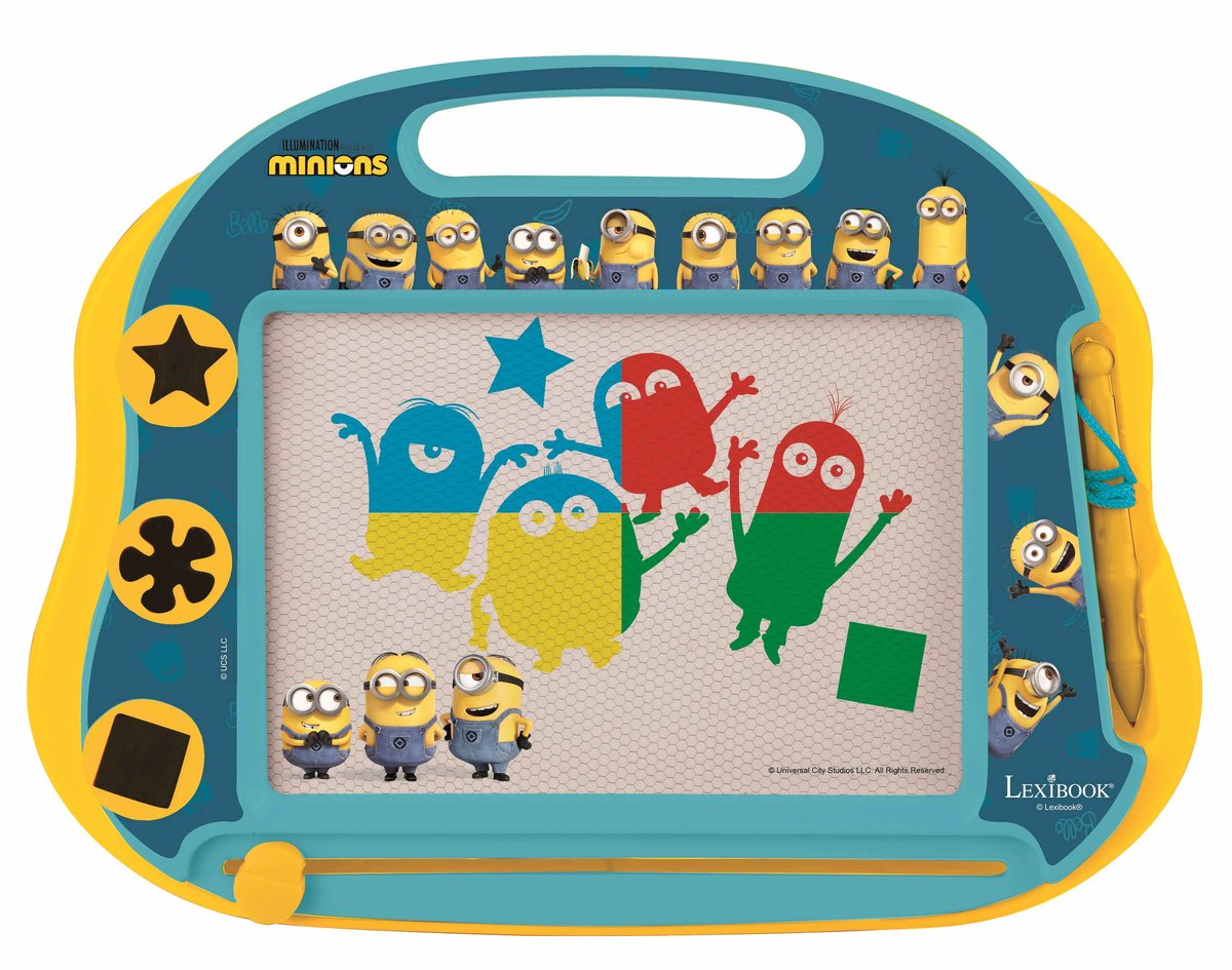 Minions Magnetisch Meerkleurig Tekenbord met accessoires A5 Formaat