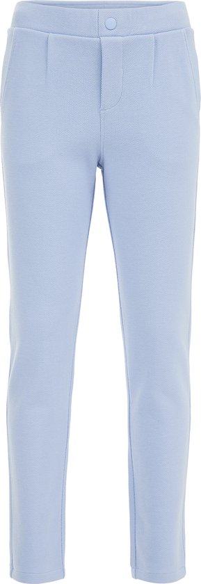 WE Fashion Jongens slim fit pantalon met structuur