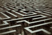 Fotobehang - Labyrinth 375x250cm - Vliesbehang