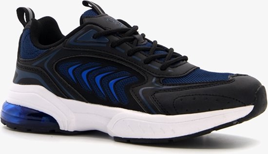 Osaga Rex kinder sportschoenen zwart/blauw - Maat 34 - Uitneembare zool