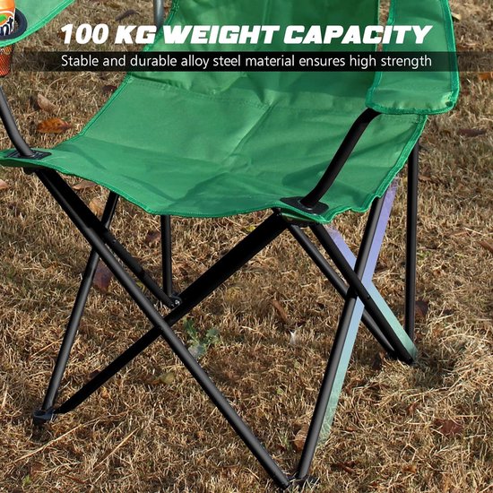 qeedo Johnny Jumbo campingstoel XXL (250 kg), camping chair foldable, klapstoel - Darkgrey qeedo Johnny Jumbo campingstoel XXL (250 kg), camping chair foldable, klapstoel - Darkgrey