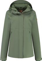 MGO Skylar - Waterdichte jas dames - Regen jacket vrouwen - Groen - Maat M