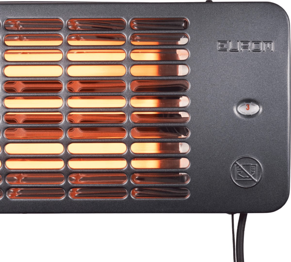 Eurom Q-time 2001 Terrasverwarmer - 2000W - 11 x 20 x 50cm – foto 4