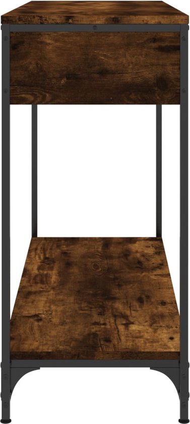 vidaXL-Wandtafel-100x34,5x75-cm-bewerkt-hout-gerookt-eikenkleurig