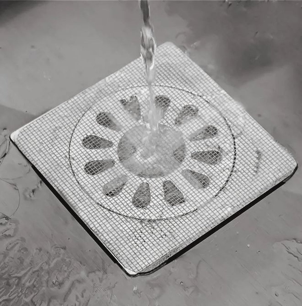 Martens Doucheplug 10 x 10 cm met 40 mm Zijuitloop kopen? Afvoerbuizen & hulpstukken