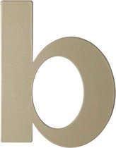 Huisnummer - Champagne blend - RVS - GPF bouwbeslag - Champagne blend letter B plat, 110 mm