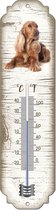 Thermomètre: Griffon à cou court / race de chien / température intérieure et extérieure / -25 à + 45C