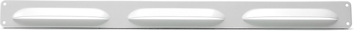 Nedco Aluminium schoepenrooster 370x30mm Wit