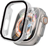 iMoshion Screen Protector Geschikt voor Apple Watch Ultra / Ultra 2 - 49 mm - iMoshion Full Cover Hard Case / Hoesje - Transparant