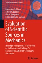 Advanced Structured Materials- Evaluation of Scientific Sources in Mechanics