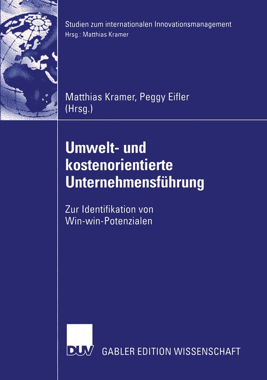 Studien zum internationalen Innovationsmanagement- Umwelt- u ... - cover