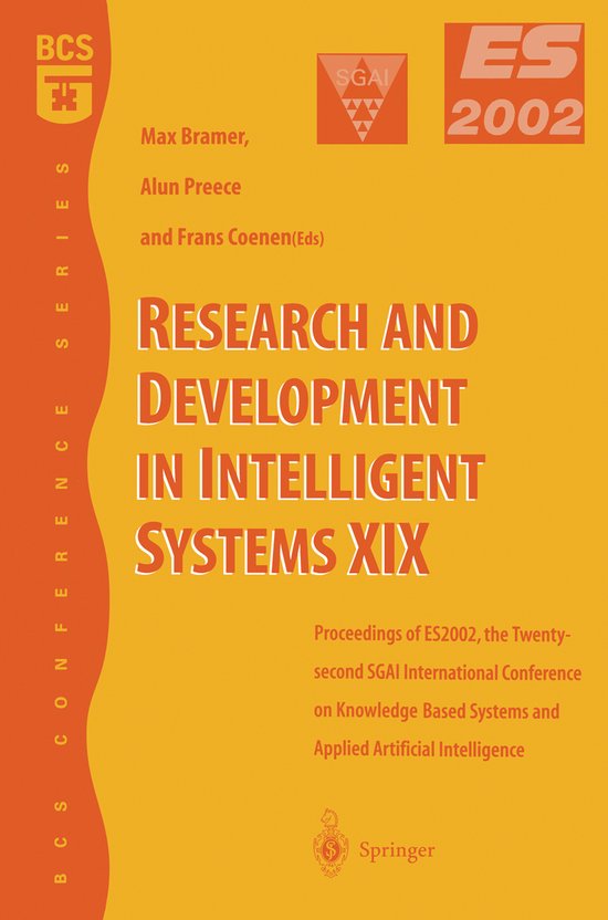 Research and Development in Intelligent Systems XIX - cover
