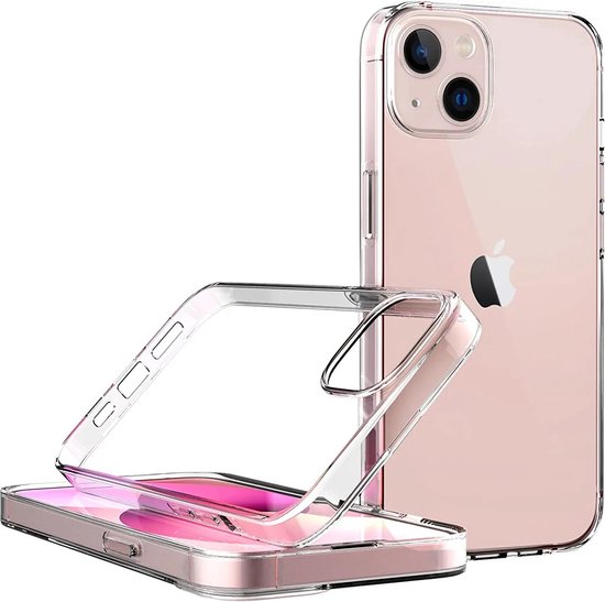 Coque en silicone Convient pour : iPhone 13 - Silicone souple - Transparent - ZT Accessoires