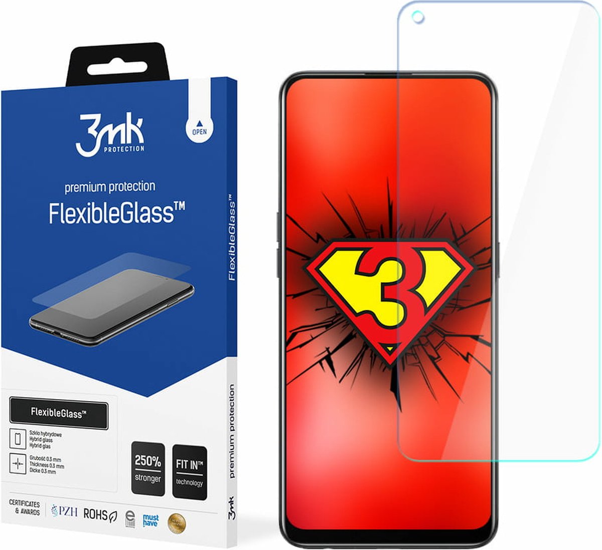 Oppo Reno 5 Lite - 3mk FlexibleGlass