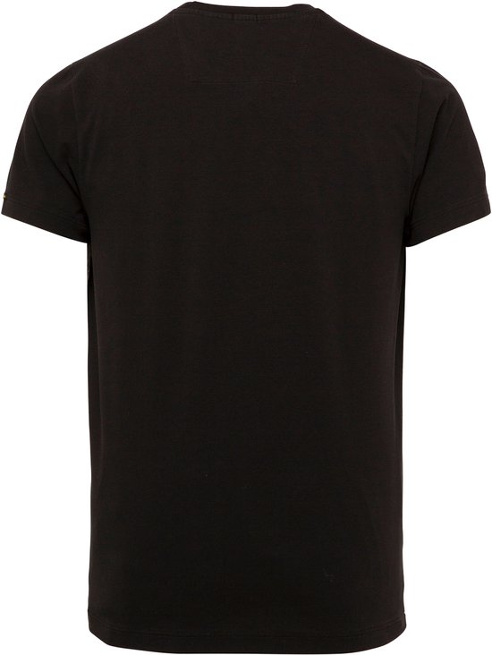 T-shirt noir PME Legend, vu de dos, sur fond blanc.