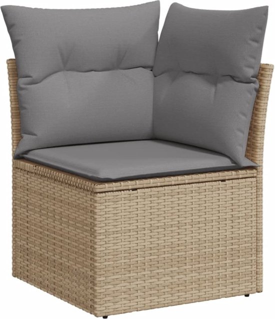 vidaXL-7-delige-Loungeset-met-kussens-poly-rattan-beige