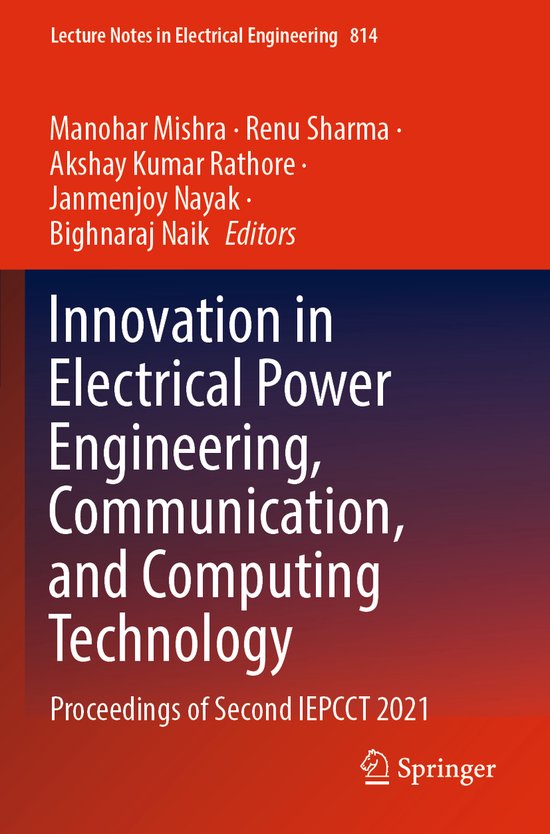 Lecture Notes in Electrical Engineering814- Innovation in El ... - cover