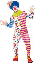 FUNIDELIA Deluxe Clown kostuum voor mannen - Maat: M - Geel