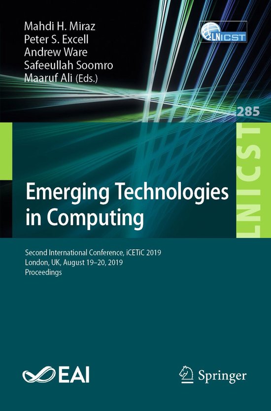 Springer Nature Proceedings Computer Science - Emerging Tech ... - cover