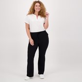 Zwarte Broek/Pantalon van Je m'appelle - Dames - Plus Size - Travelstof - 52 - 4 maten beschikbaar