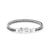 SILK Jewellery - Zilveren Armband - Double linked - 764.19 - Maat 19,0