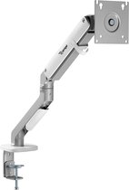 Ranqer Pro Single Monitor Bracket - Bras pour moniteur - Écrans 17 à 32 pouces - Montage VESA - inclinable - blanc