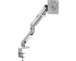 Ranqer Pro Single Monitorbeugel - Monitorarm - 17 tot 32 inch schermen - VESA-montage - kantelbaar - wit