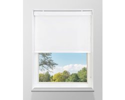 Rolgordijn Lichtdoorlatend - Wit - 90x240cm - Full Colour - Met Cassette