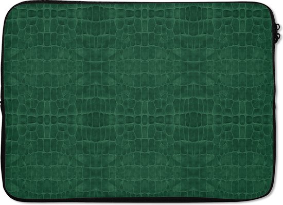 Housse pour ordinateur portable - Impression Cuir - Vert - Peau d'animal - Ordinateur portable - Accessoires pour ordinateur portable - 13 pouces - Housse pour ordinateur portable