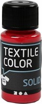 Textielverf - Rood - Dekkend - Creotime - 50 ml