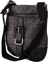 Gedrukt Logo Schouder Crossbody Portemonnee Tas