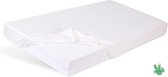 Babymatex Ledikanthoeslaken Bamboo White 60x120cm