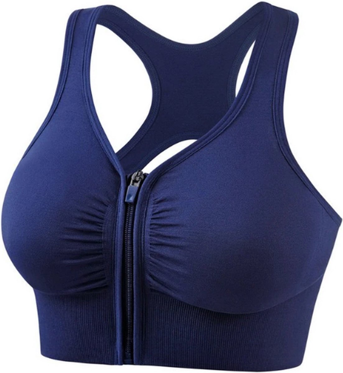 Jumada's - Sportbeha met voorsluiting - Blauw - Small - Let op! Valt klein, bestel minimaal een maat groter.