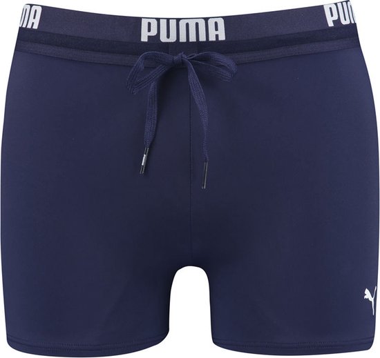 PUMA Swim Logo Trunk Heren Zwembroek - navy - Maat XL
