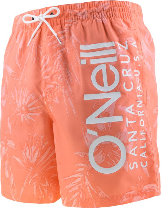 O'Neill cali floral zwemshort logo oranje - L