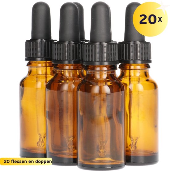 Dayshake Pipetflesjes 30ml - 20 stuks - Pipet voor vloeistoffen