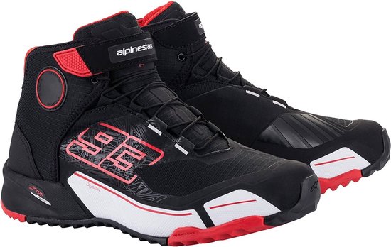 Foto: Alpinestars mm93 cr x drystar riding shoes bright red white us 9 maat laars