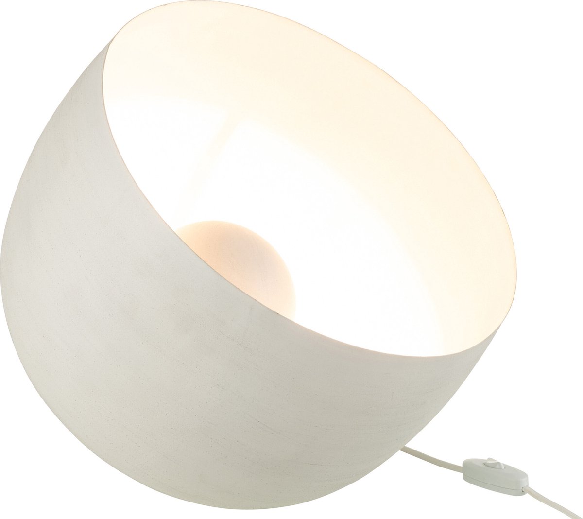 J-Line tafellamp - metaal - wit - large