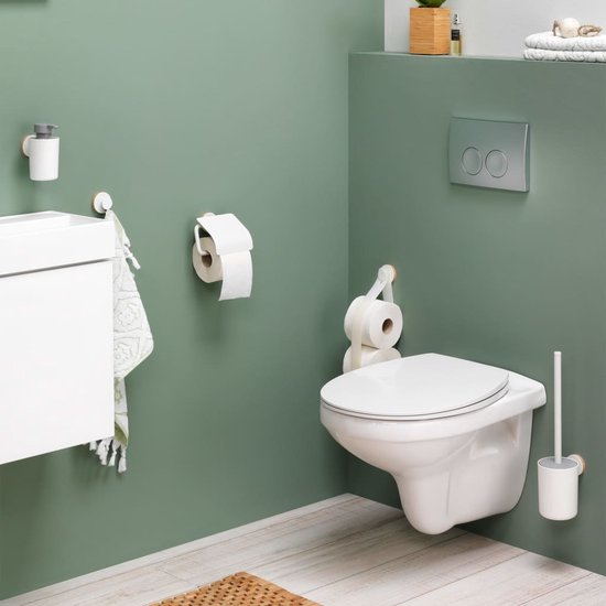 Tiger Blade - Abbatant de WC avec couvercle - Duroplast - Blanc