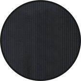 vidaXL-Vloerkleed-rond-60-cm-bamboe-zwart